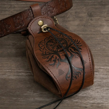 Runescribed Wyrmhide Satchel | Dice Bag