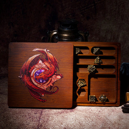 Wyrm's Cache Dice Chest & Battleground Tray