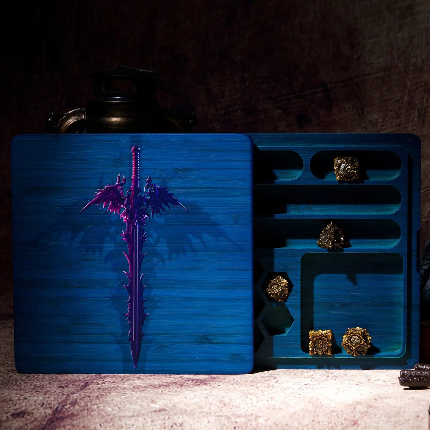 Duelist's Blade Dice Chest & Battleground Tray