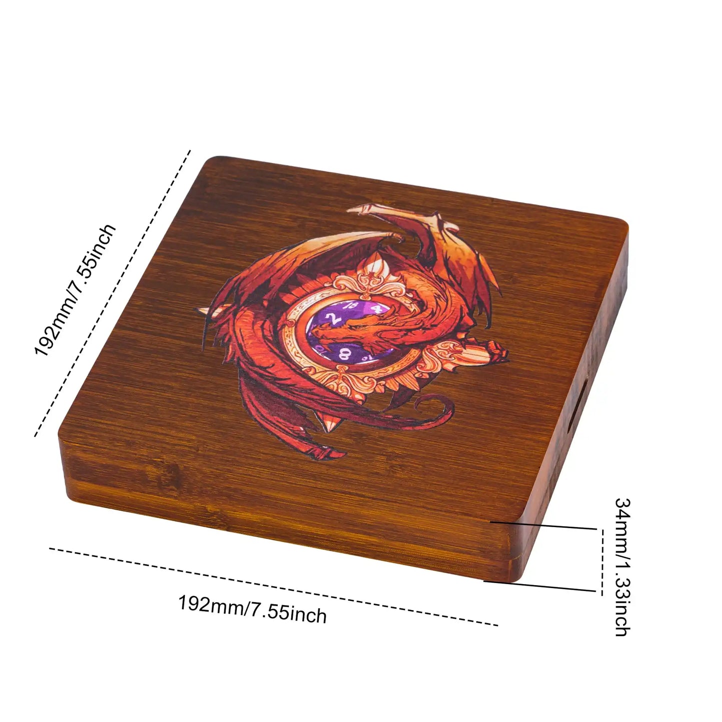Wyrm's Cache Dice Chest & Battleground Tray