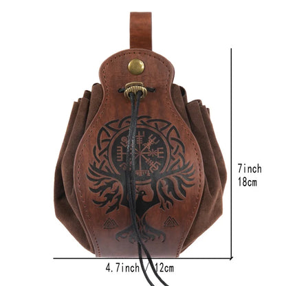 Runescribed Wyrmhide Satchel | Dice Bag