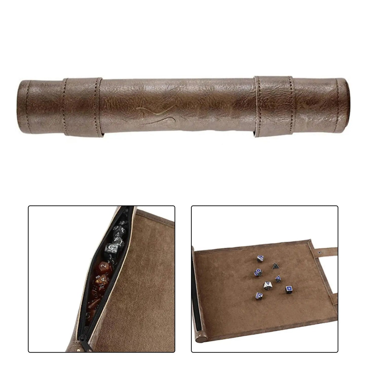 Dragonhide Scroll Dice Arena & Pouch